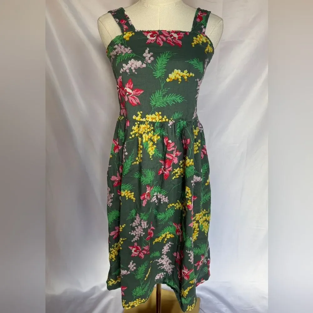 GAP Girls Floral Tank Dress Size 12 XL, 100% Cotton